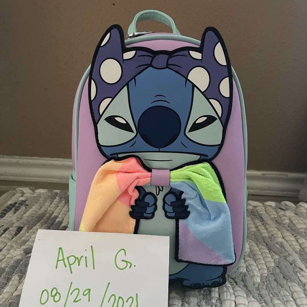 NWT Stitch Laundry Cape Loungefly Backpack